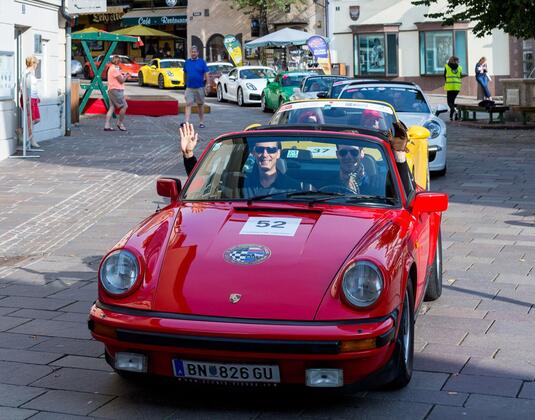 5. Internationale Porsche Tage - Zuschauer Hotspot Kaprun