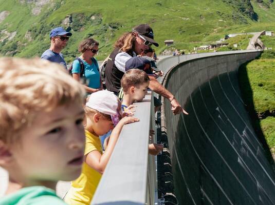 Guided tours for children at the Mooserboden