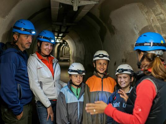 Guided dam tour