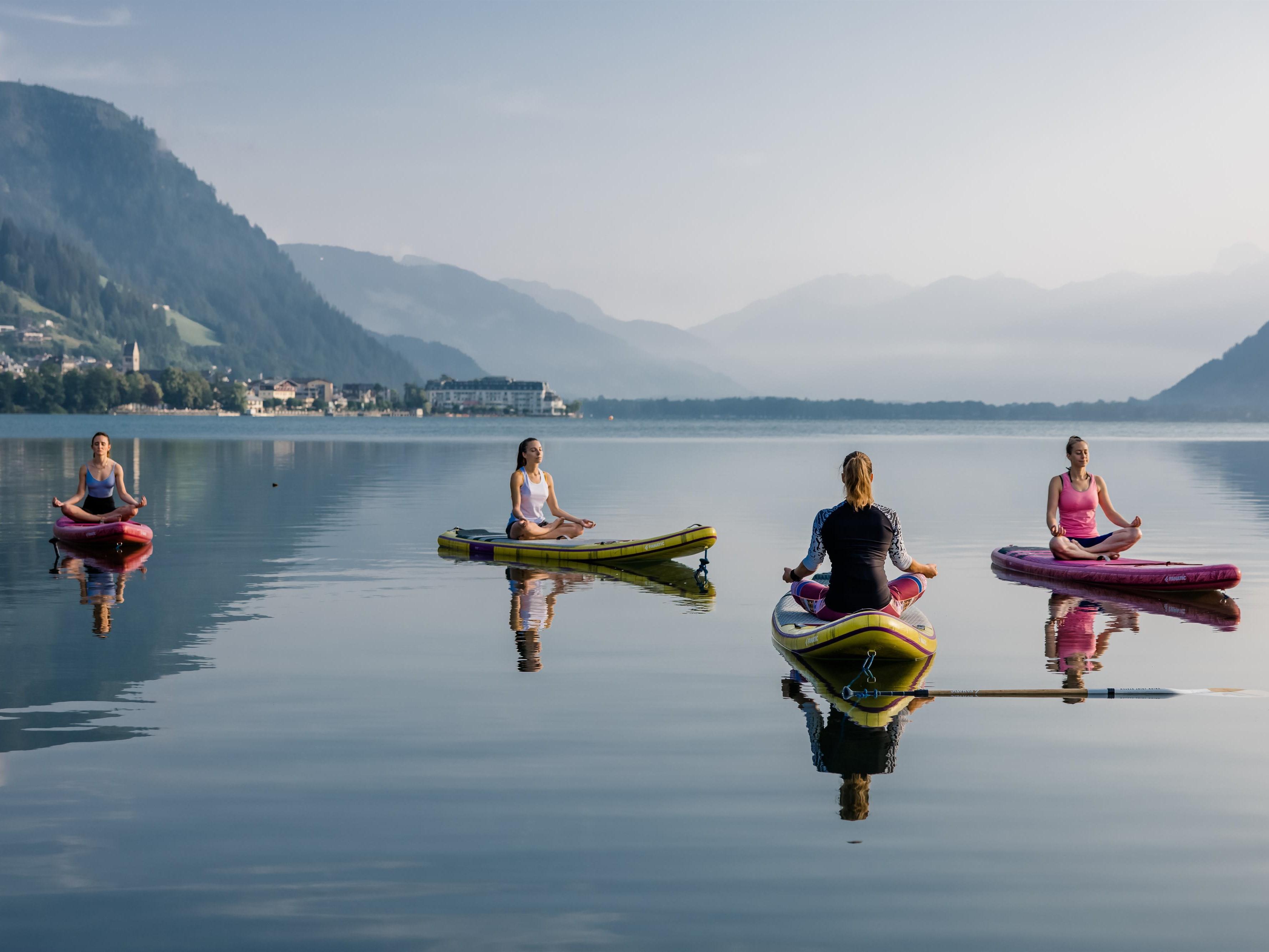 SUP-Yoga am Zeller See
