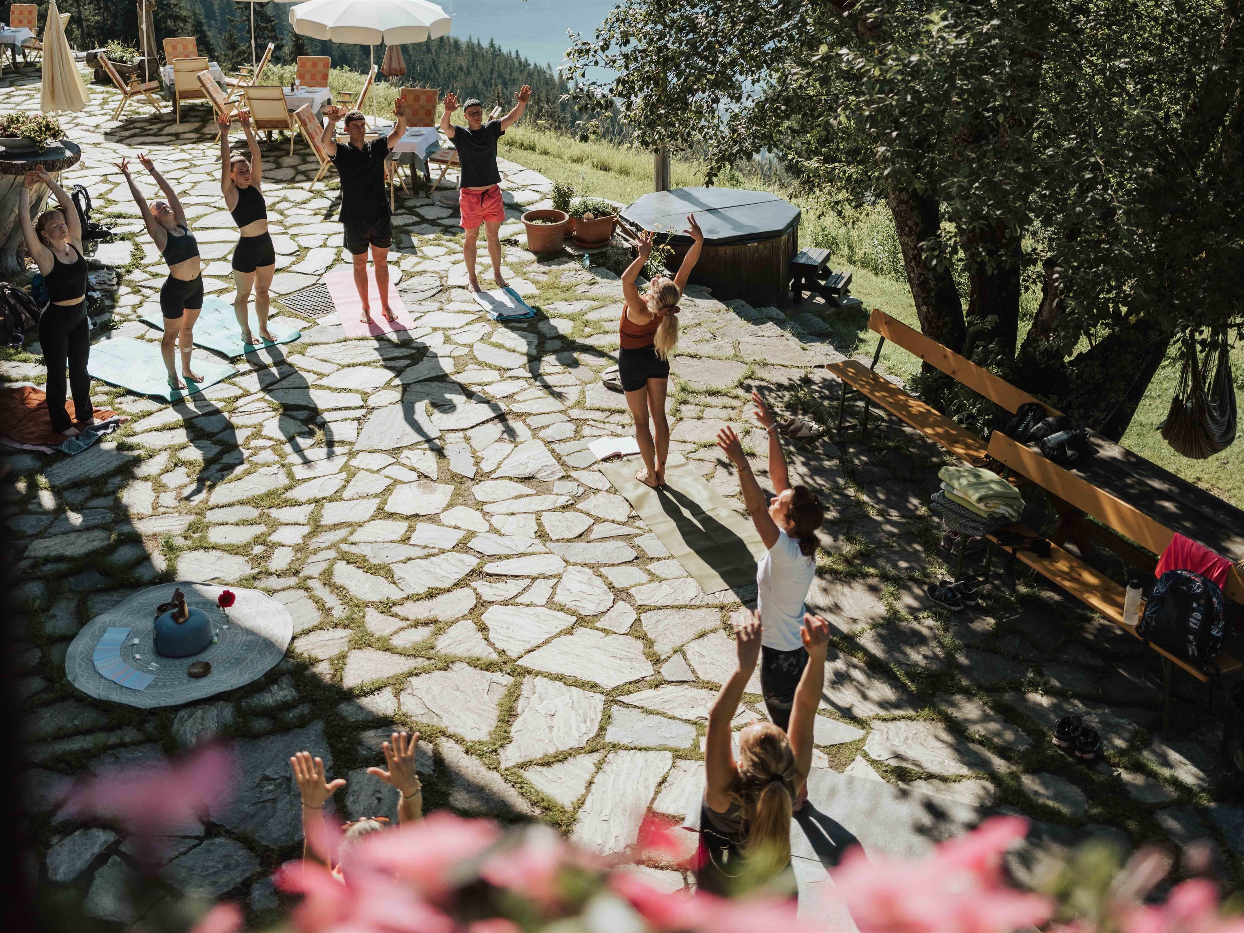 Yoga & Brunch auf der Sun' Seitn