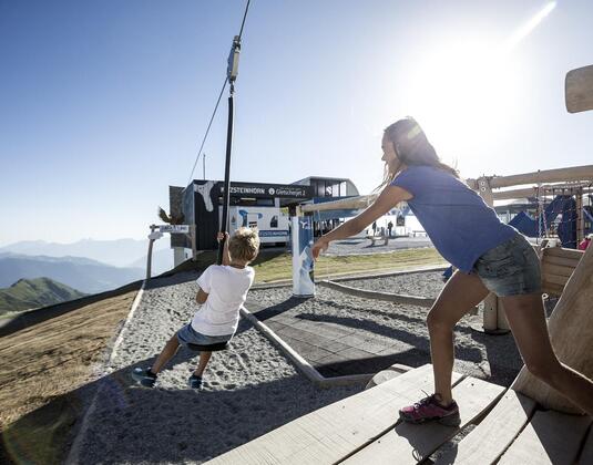 Adventure playground KIDS-steinhorn on 2.450 m