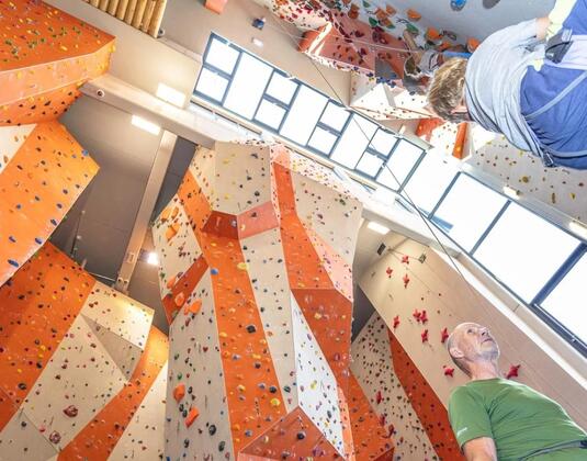 Climbing hall and indoor high rope course Club Kitzsteinhorn