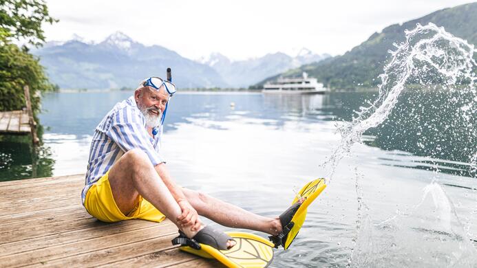 Fast direkt am See gelegen ist das Fish'Inn die perfekte Ausgangsbasis f&uuml;r Badespa&szlig; & Aktivurlaub