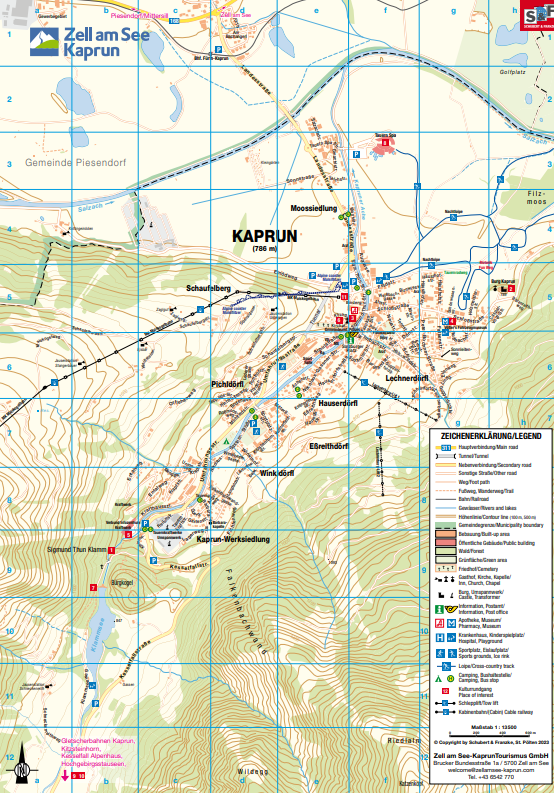 City Map Kaprun